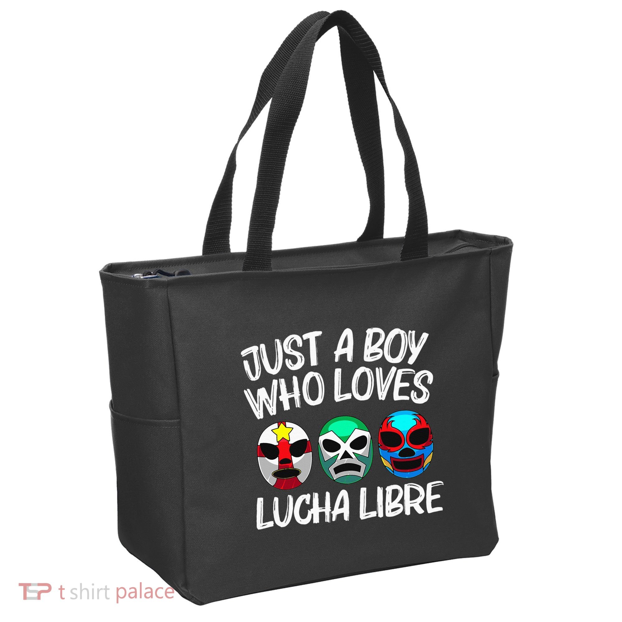 L.U.C.H.A L.I.B.R.E Gift Mexican Wrestling Mask Tote Bag