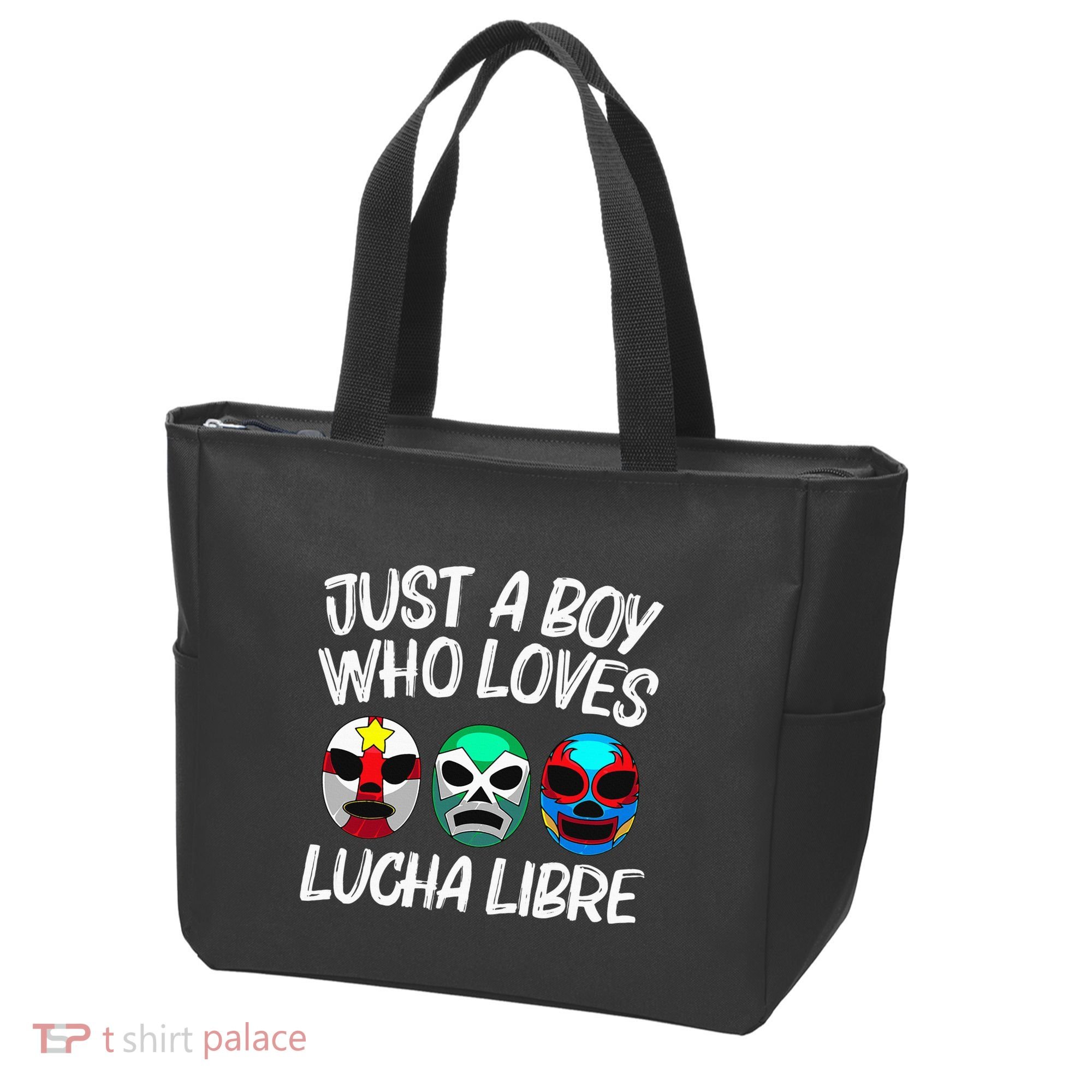 L.U.C.H.A L.I.B.R.E Gift Mexican Wrestling Mask Tote Bag