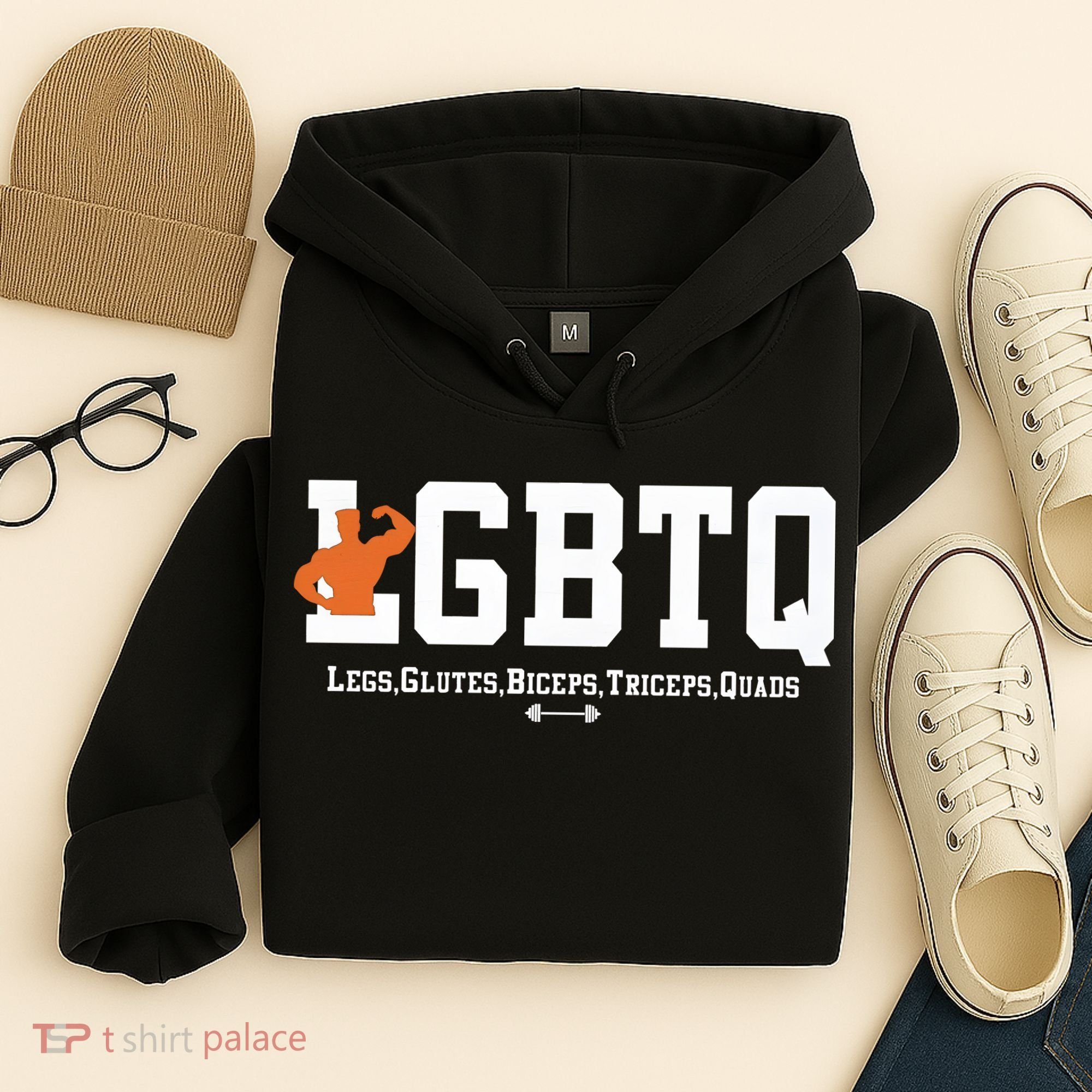 Lgbtq Legs Glutes Biceps Triceps Quads Hoodie
