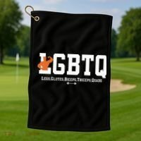Lgbtq Legs Glutes Biceps Triceps Quads Golf Towel thumb 1