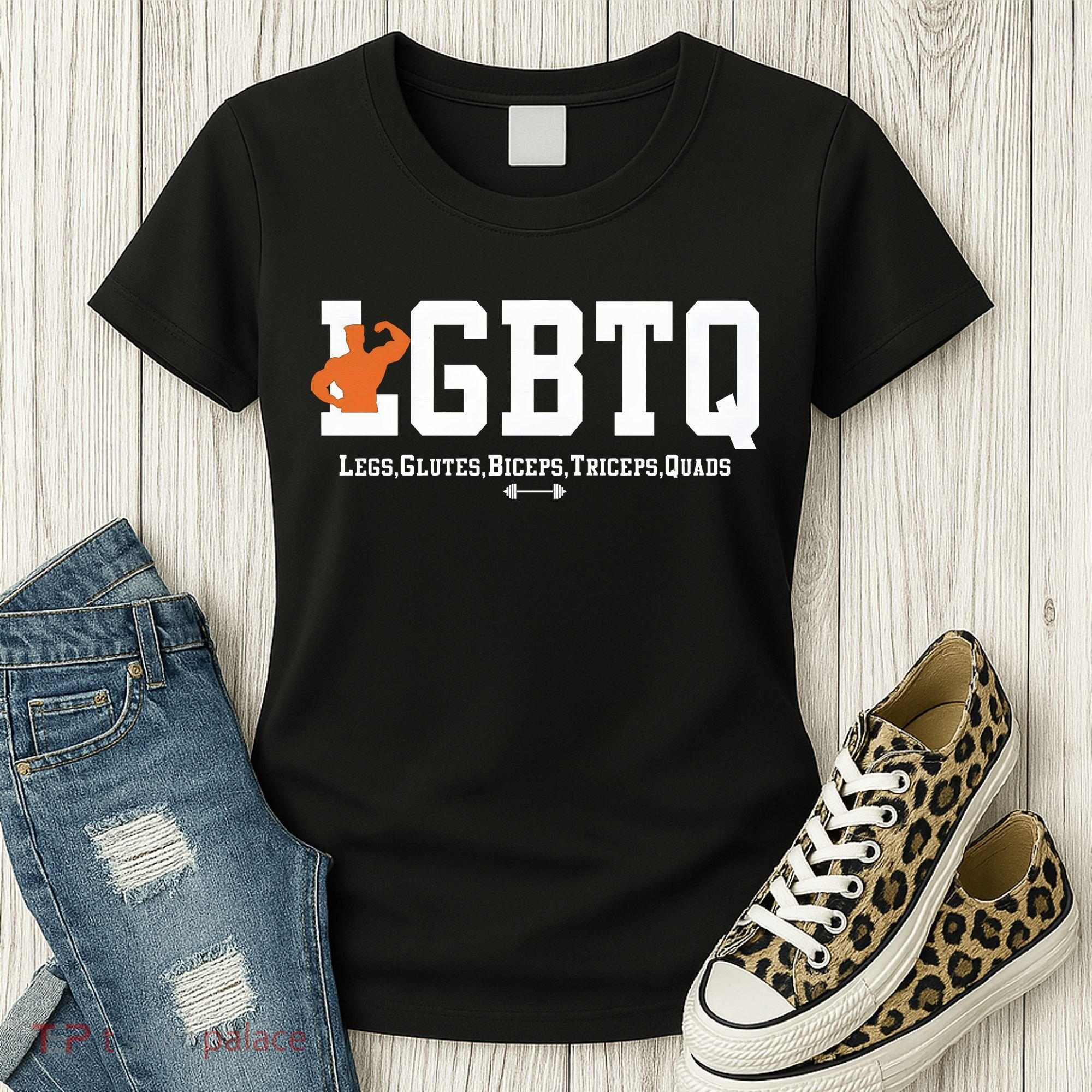 Lgbtq Legs Glutes Biceps Triceps Quads Women's T-Shirt