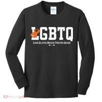 Lgbtq Legs Glutes Biceps Triceps Quads Kids Long Sleeve Shirt thumb 0