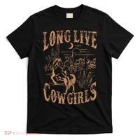 Long Live Howdy Rodeo Western Country Southern Cowgirls T-Shirt thumb 0