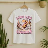Long Live Howdy Rodeo Western Country Southern Cowgirls T-Shirt thumb 2