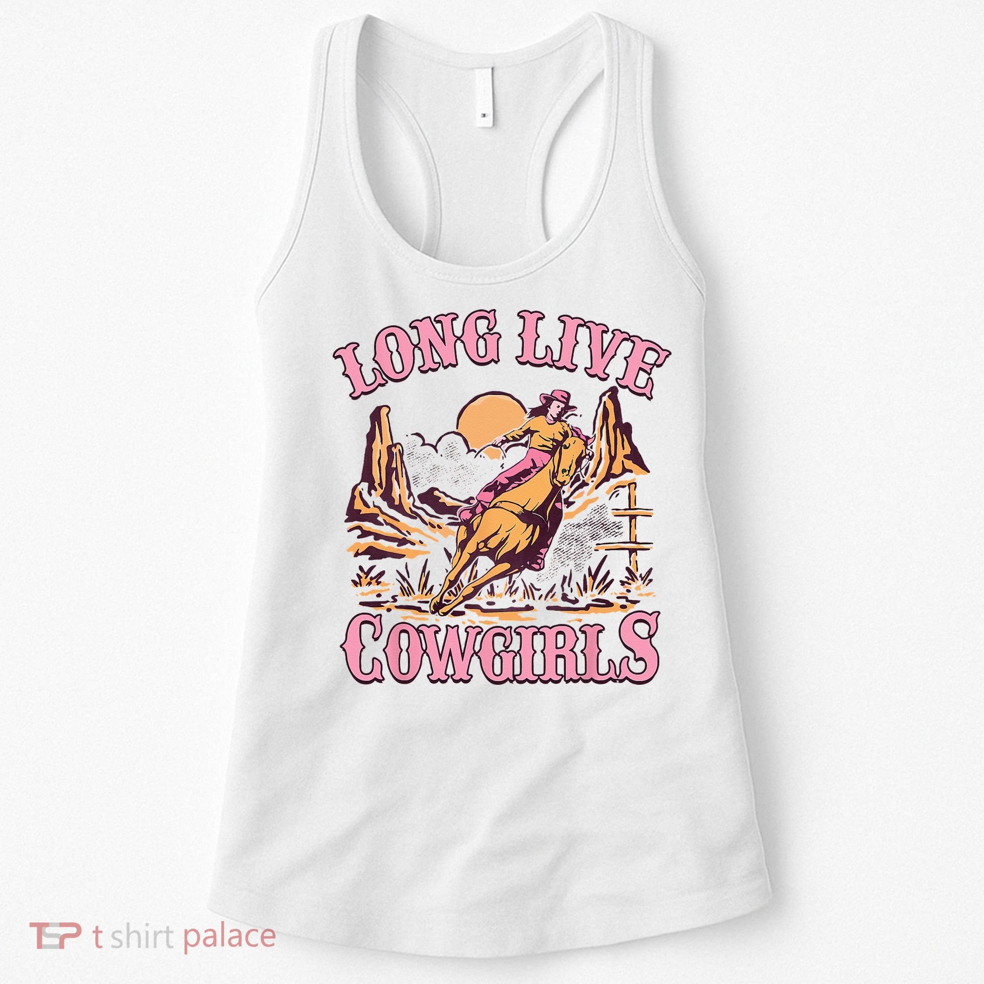Long Live Howdy Rodeo Western Country Southern Cowgirls Women's Tank Top