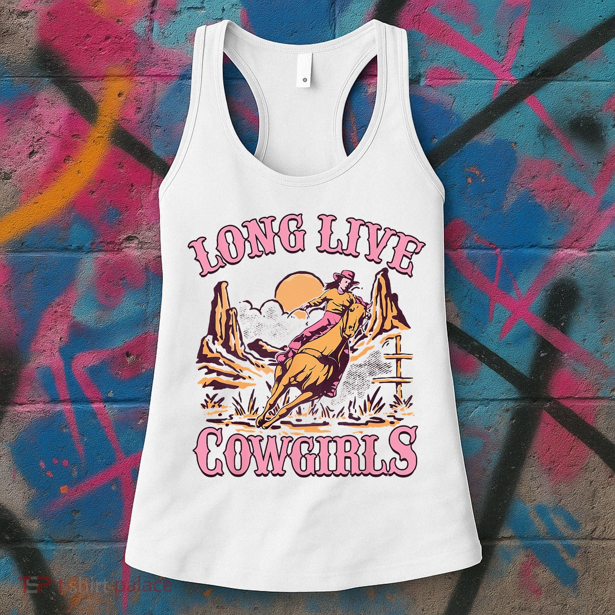 Long Live Howdy Rodeo Western Country Southern Cowgirls Women's Tank Top