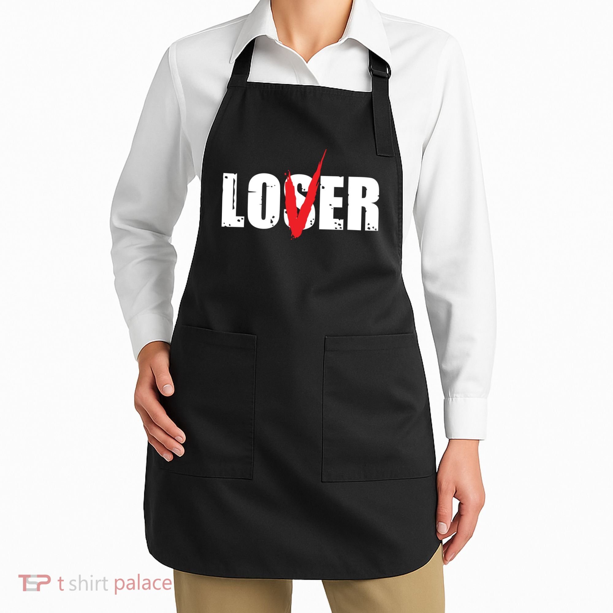 Lover Loser Horror Club Halloween Costume Apron