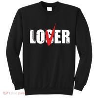 Lover Loser Horror Club Halloween Costume Sweatshirt thumb 0