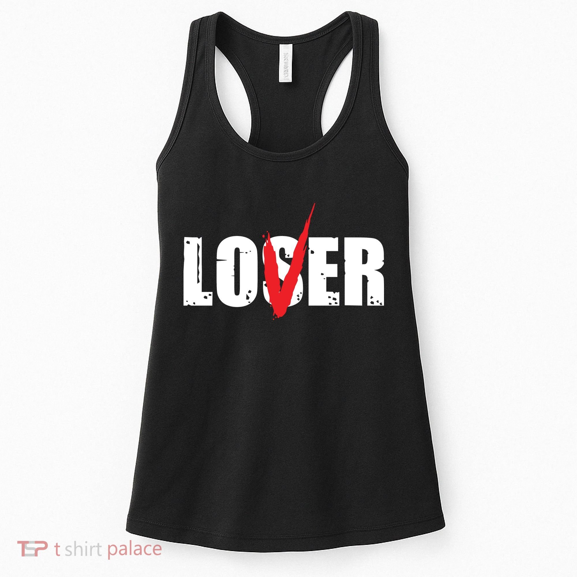 Lover Loser Horror Club Halloween Costume Women's Tank Top