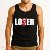 Lover Loser Horror Club Halloween Costume Tank Top thumb 3