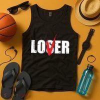 Lover Loser Horror Club Halloween Costume Tank Top thumb 4