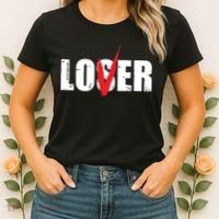 Lover Loser Horror Club Halloween Costume Women's T-Shirt thumb 2