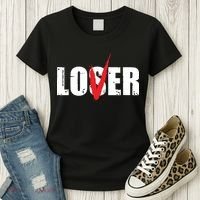 Lover Loser Horror Club Halloween Costume Women's T-Shirt thumb 3