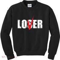 Lover Loser Horror Club Halloween Costume Kids Sweatshirt thumb 0