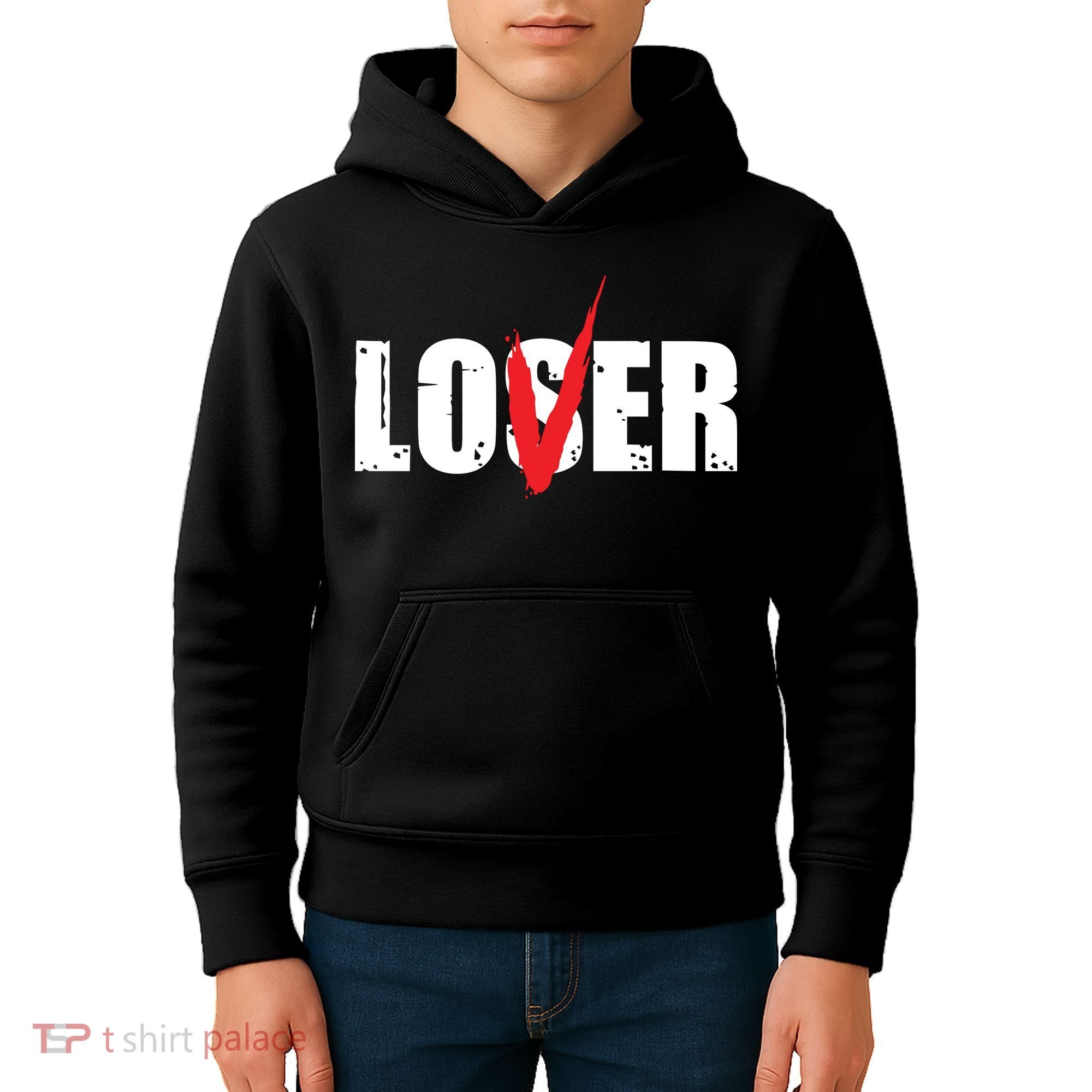 Lover Loser Horror Club Halloween Costume Kids Hoodie