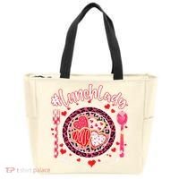 Lunch Lady Happy Valentine's Day Cafeteria Worker Tote Bag thumb 0