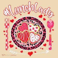 Lunch Lady Happy Valentine's Day Cafeteria Worker Tote Bag thumb 4