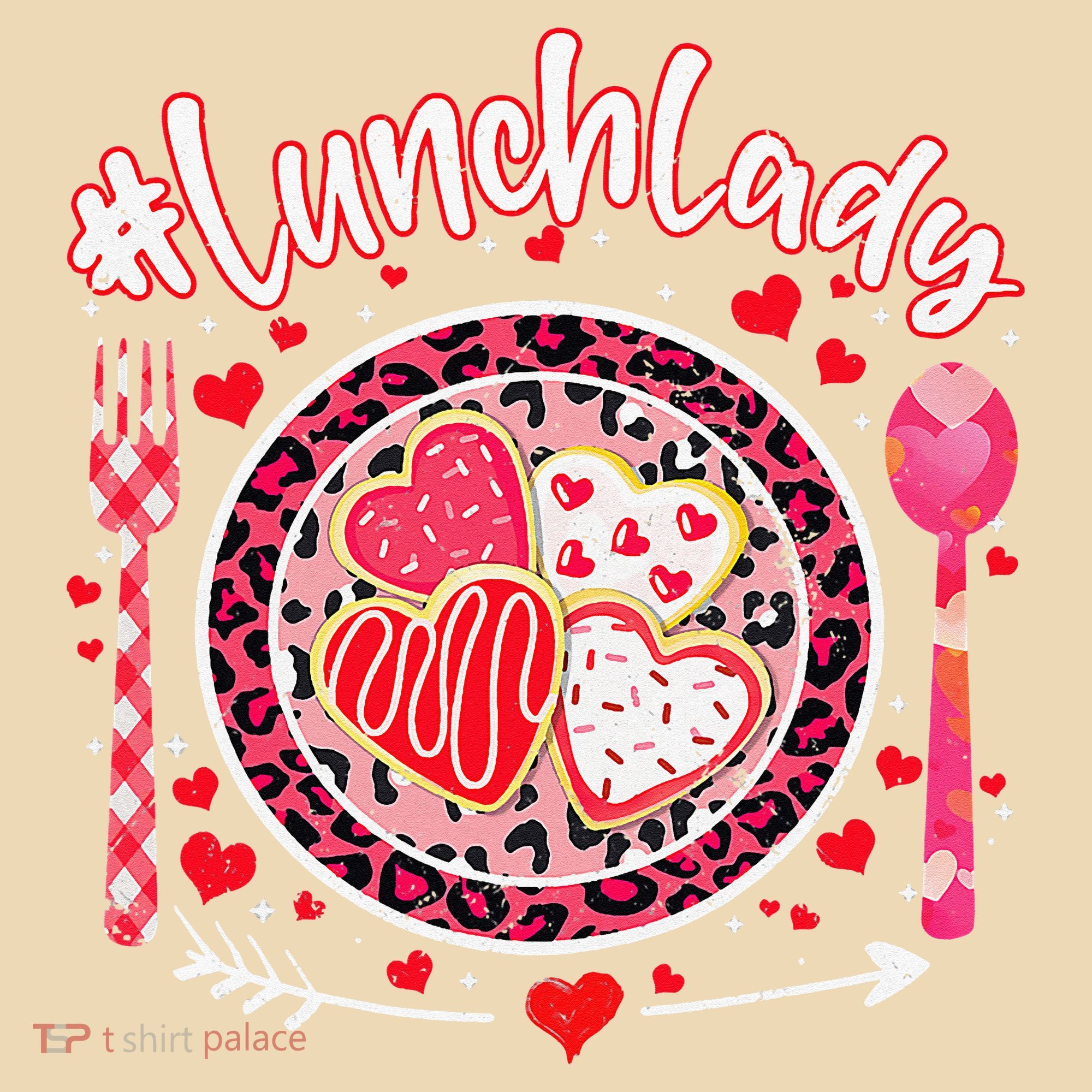 Lunch Lady Happy Valentine's Day Cafeteria Worker Tote Bag