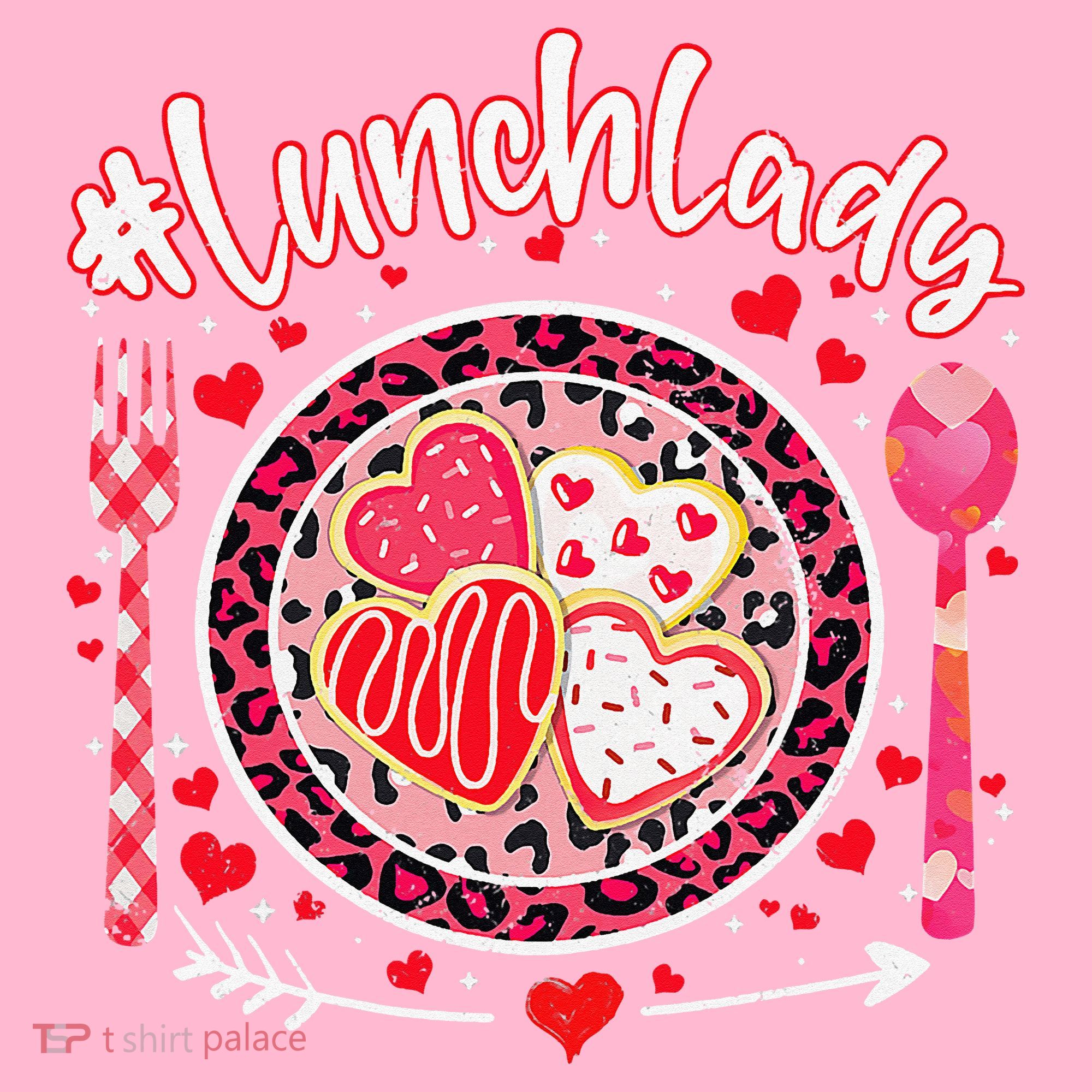 Lunch Lady Happy Valentine's Day Cafeteria Worker Coaster