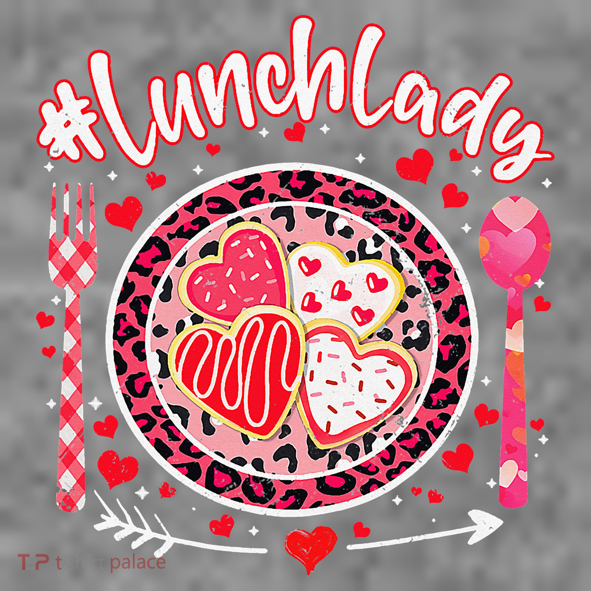 Lunch Lady Happy Valentine's Day Cafeteria Worker Toddler Hoodie