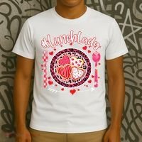 Lunch Lady Happy Valentine's Day Cafeteria Worker T-Shirt thumb 3