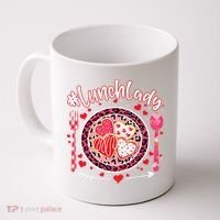 Lunch Lady Happy Valentine's Day Cafeteria Worker Coffee Mug thumb 0