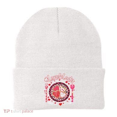 Lunch Lady Happy Valentine's Day Cafeteria Worker Beanie