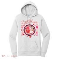 Lunch Lady Happy Valentine's Day Cafeteria Worker Women's Hoodie thumb 0