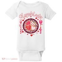 Lunch Lady Happy Valentine's Day Cafeteria Worker Baby Bodysuit thumb 0