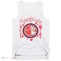 Lunch Lady Happy Valentine's Day Cafeteria Worker Tank Top thumb 0