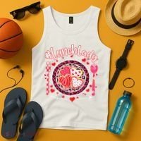 Lunch Lady Happy Valentine's Day Cafeteria Worker Tank Top thumb 4