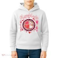 Lunch Lady Happy Valentine's Day Cafeteria Worker Kids Hoodie thumb 4