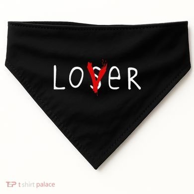 Lover Loser Halloween Horror Club USA-Made Doggie Bandana
