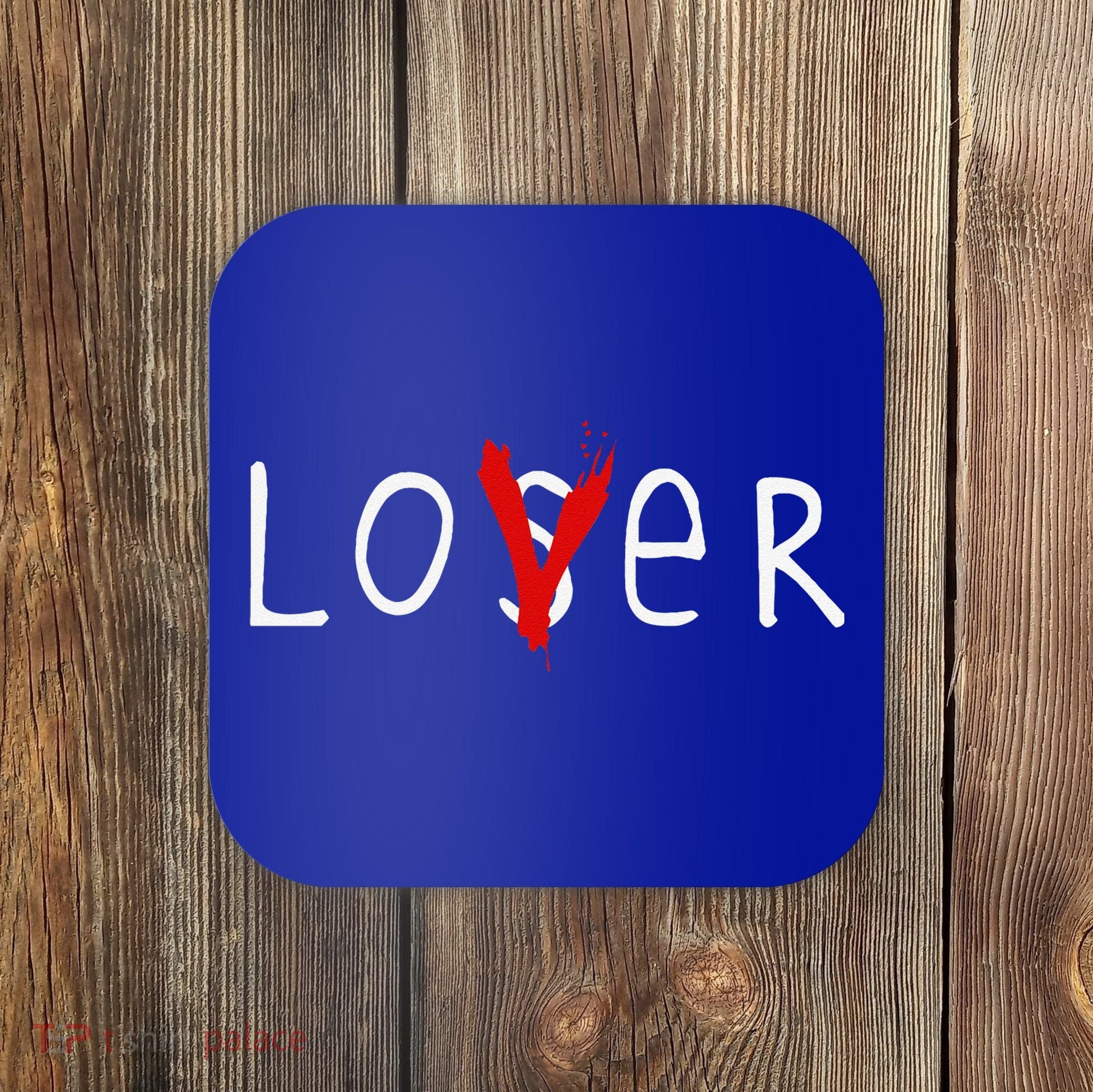 Lover Loser Halloween Horror Club Coaster
