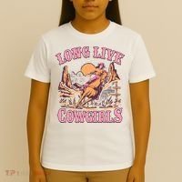 Long Live Howdy Rodeo Western Country Southern Cowgirls T-Shirt thumb 4