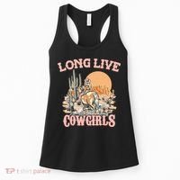 Long Live Howdy Rodeo Western Country Southern Cowgirls Women's Tank Top thumb 0