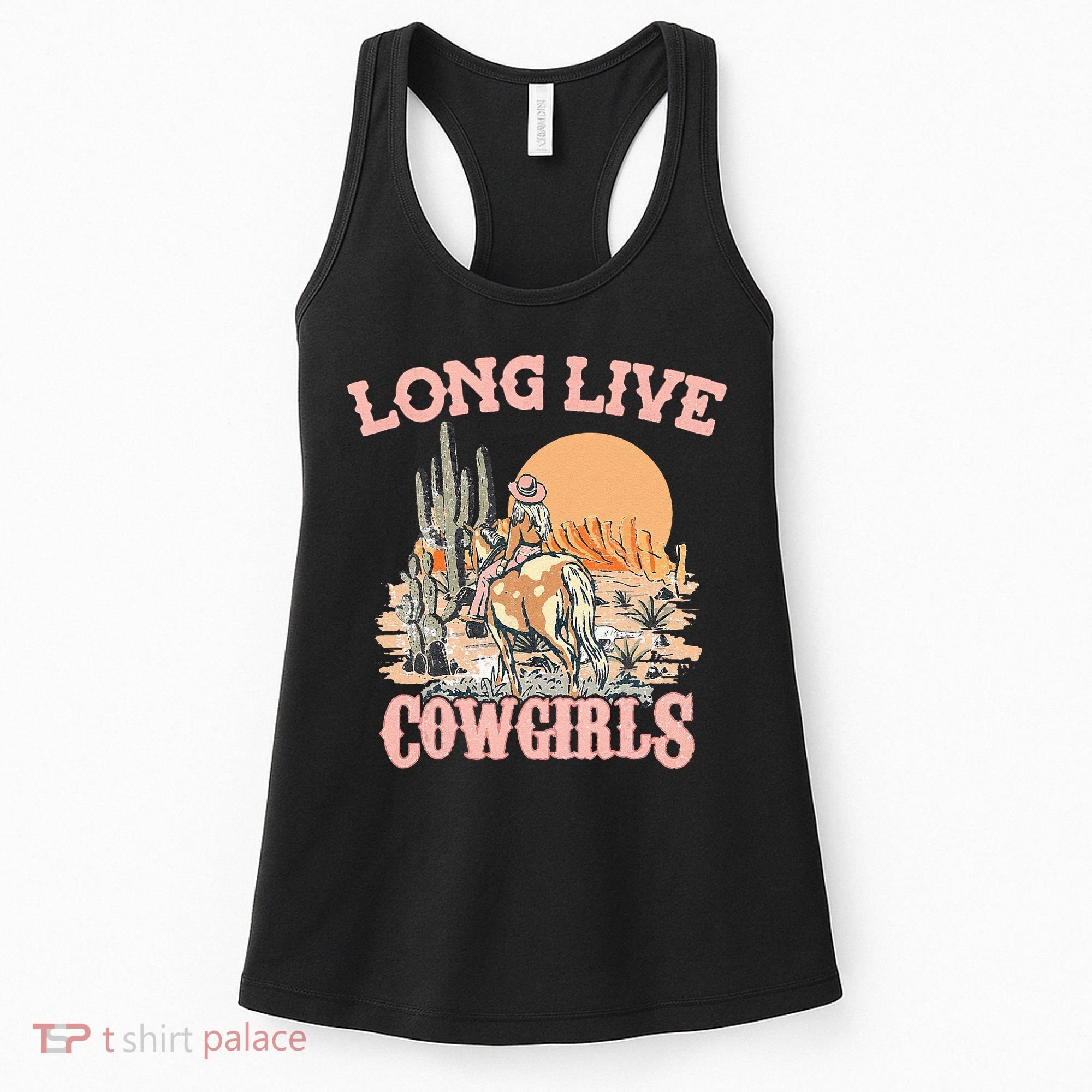 Long Live Howdy Rodeo Western Country Southern Cowgirls Women's Tank Top