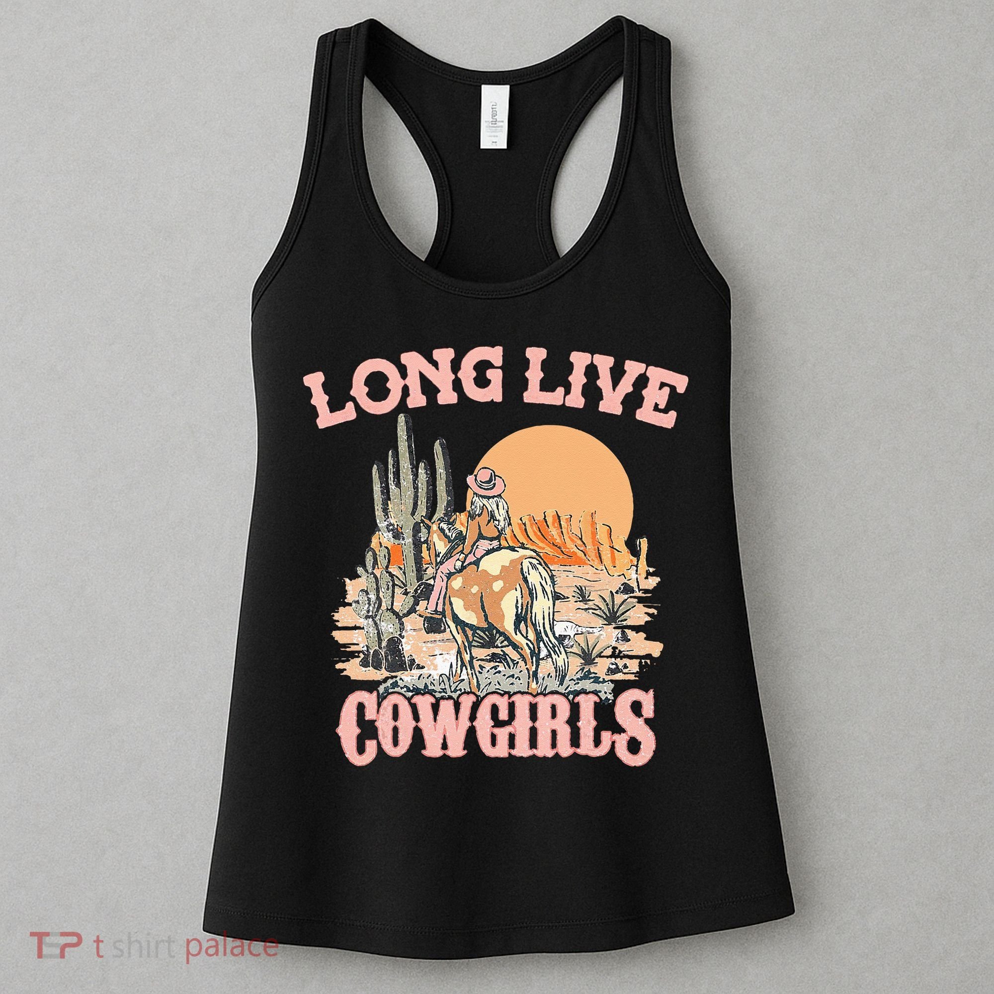 Long Live Howdy Rodeo Western Country Southern Cowgirls Women's Tank Top