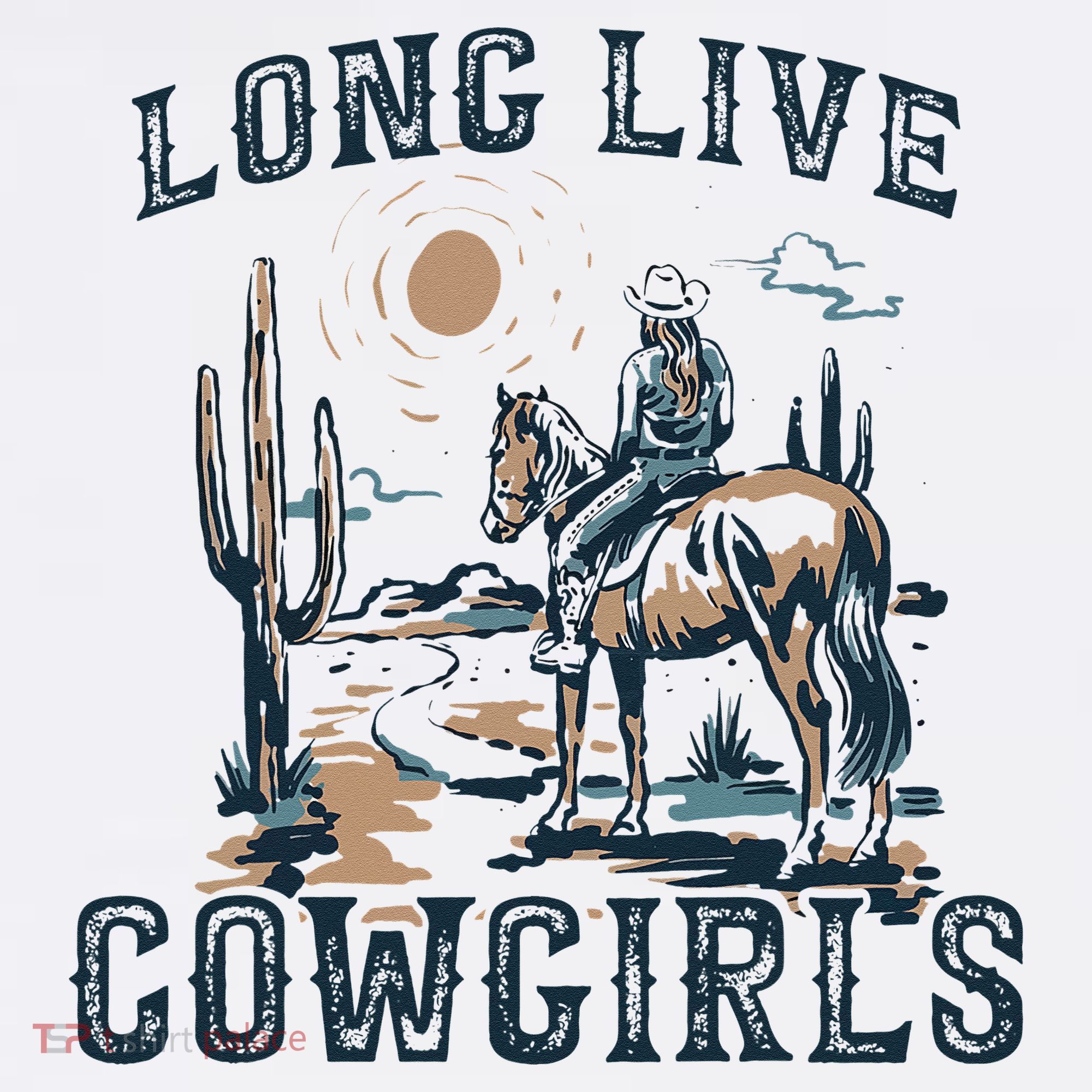 Long Live Howdy Rodeo Western Country Southern Cowgirls T-Shirt