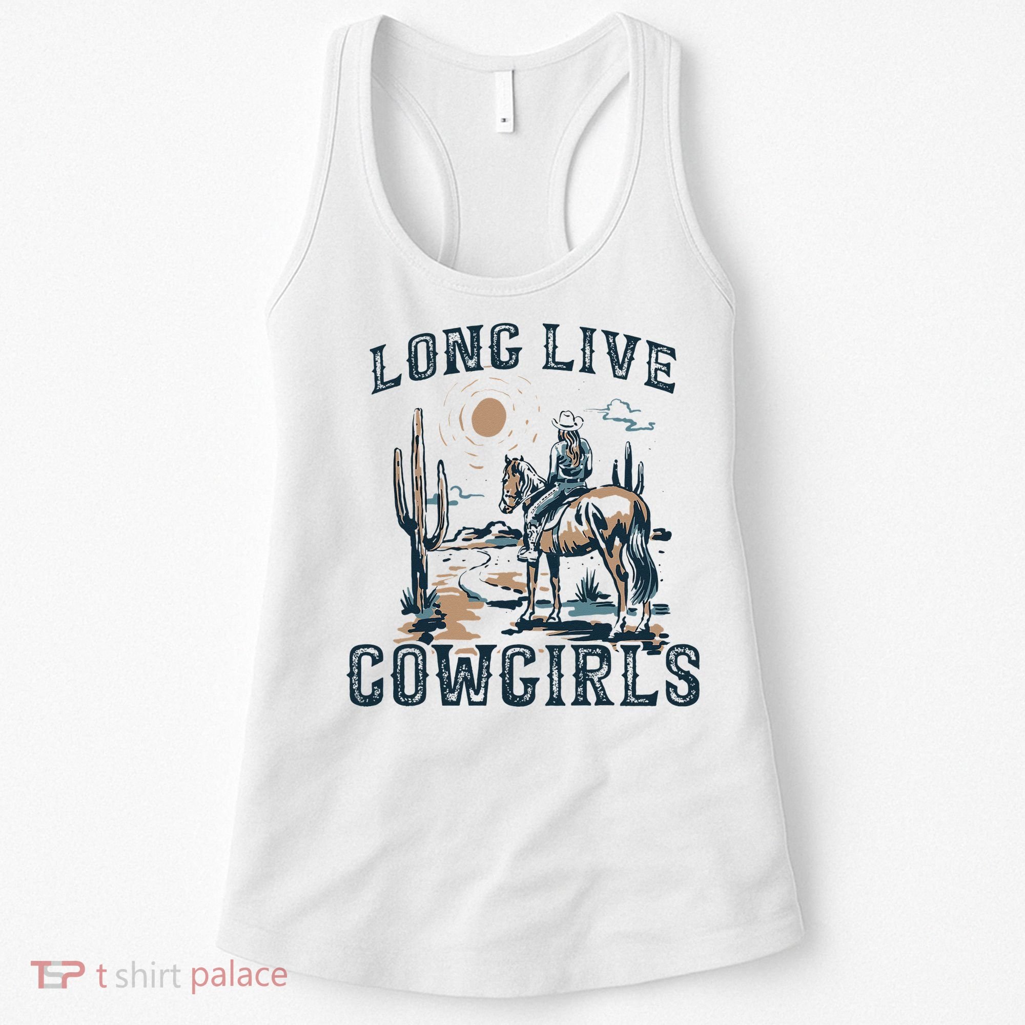 Long Live Howdy Rodeo Western Country Southern Cowgirls Women's Tank Top
