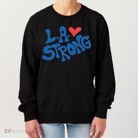 Love La Heart Los Angeles Strong Supportive Women's Sweatshirt thumb 0