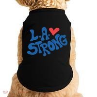Love La Heart Los Angeles Strong Supportive Doggie Tank thumb 0
