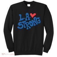 Love La Heart Los Angeles Strong Supportive Sweatshirt thumb 0