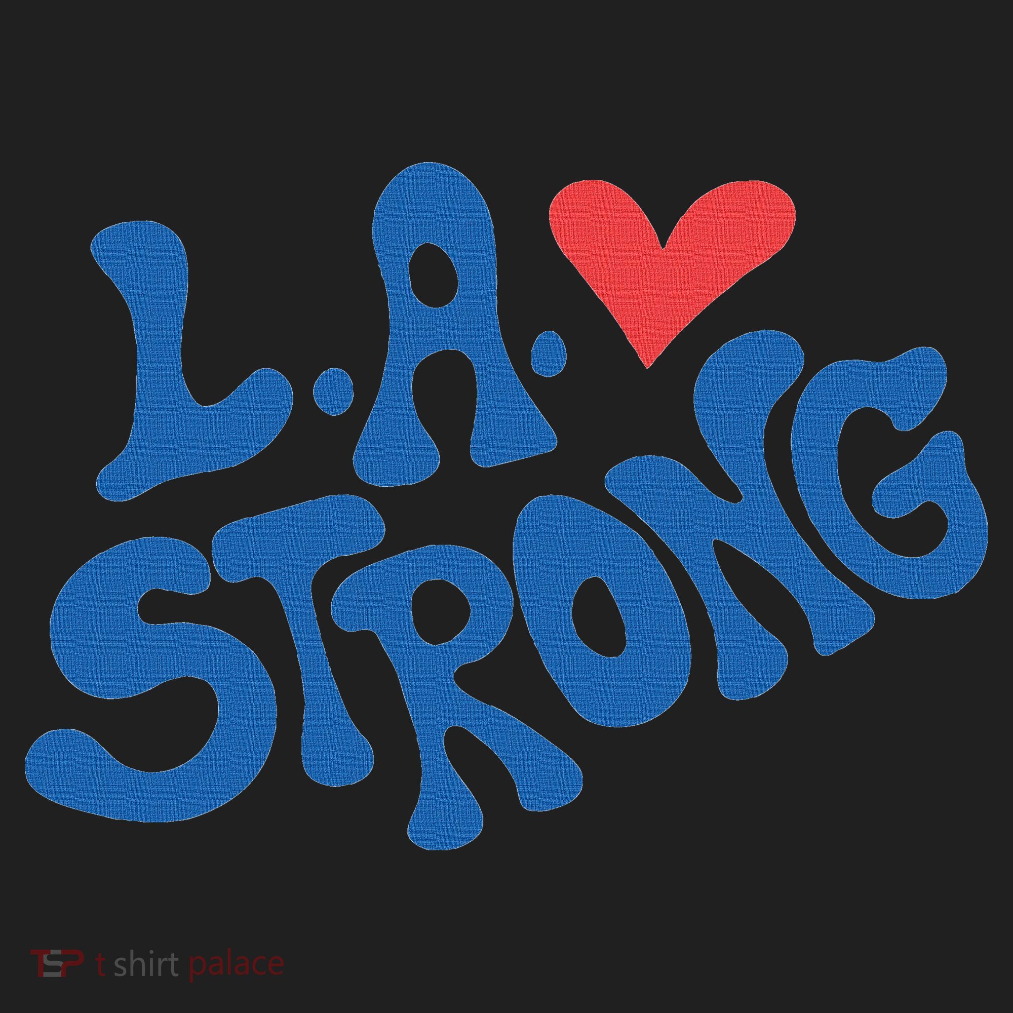 Love La Heart Los Angeles Strong Supportive Beanie