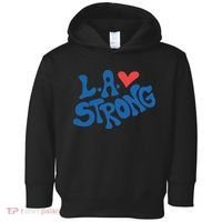 Love La Heart Los Angeles Strong Supportive Toddler Hoodie thumb 0