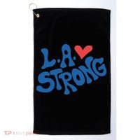 Love La Heart Los Angeles Strong Supportive Golf Towel thumb 0