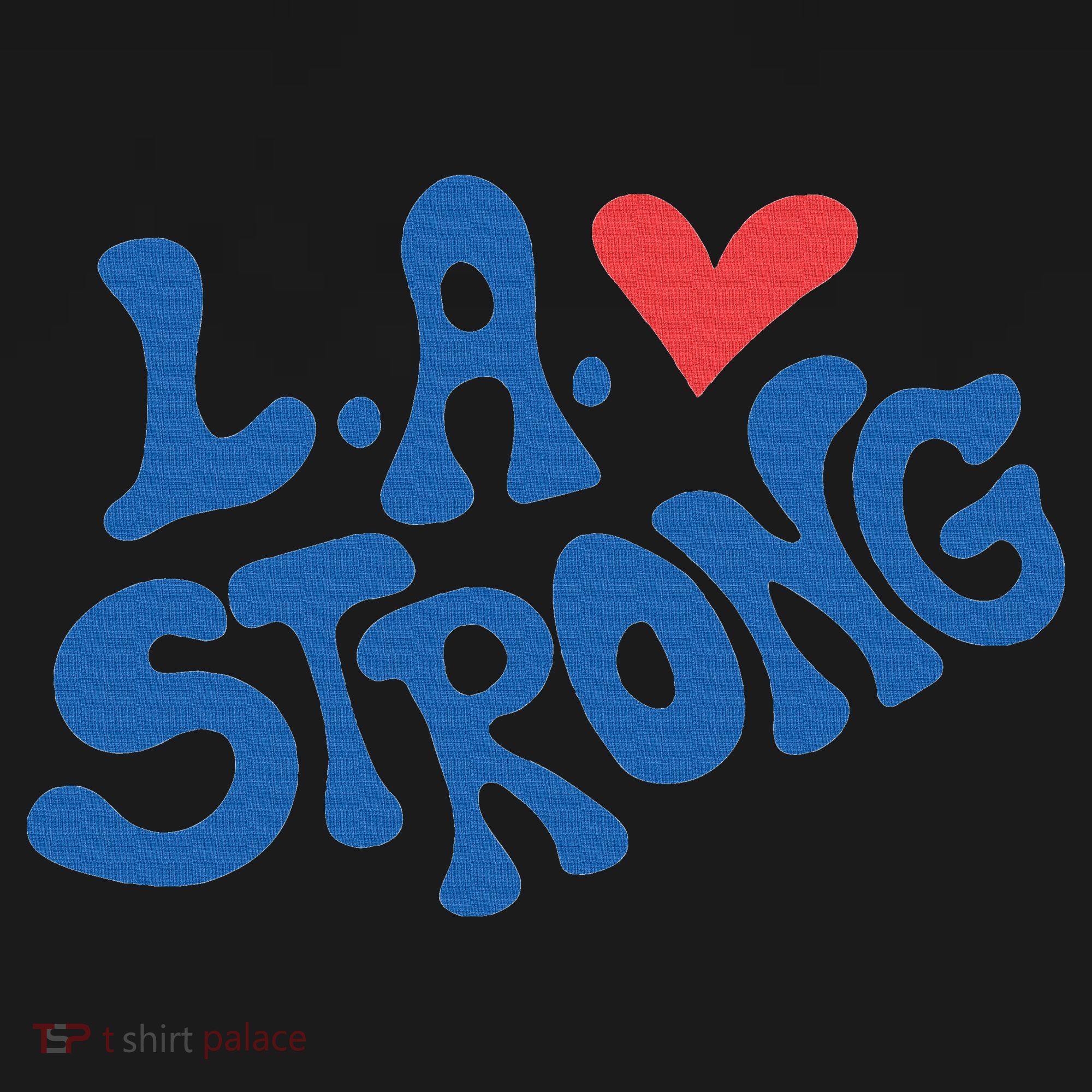 Love La Heart Los Angeles Strong Supportive Kids Sweatshirt