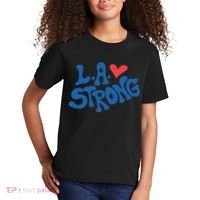 Love La Heart Los Angeles Strong Supportive Kids T-Shirt thumb 2
