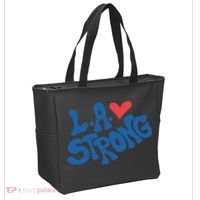 Love La Heart Los Angeles Strong Supportive Tote Bag thumb 2