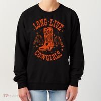 Long Live Howdy Rodeo Western Country Southern Cow Women's Sweatshirt thumb 0